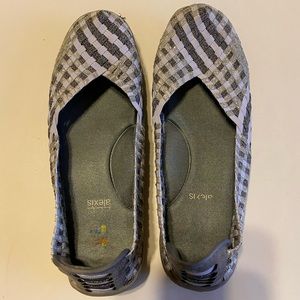 Multi-woven light purple Flats